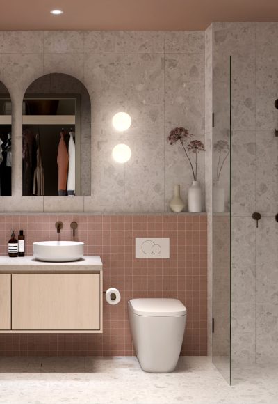 (UG) Bathroom - Terracotta